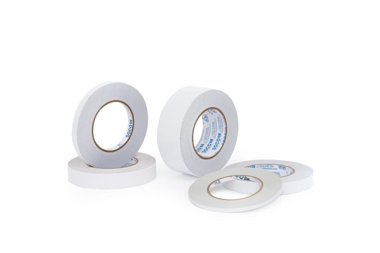 Cinta Doble Faz Tissue liner Blanco